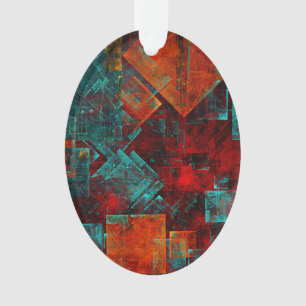 Abstract Modern Colourful Cool Artistic Pattern Ornament