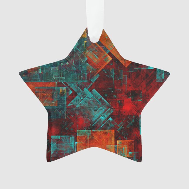 Abstract Modern Colourful Cool Artistic Pattern Ornament (Front)