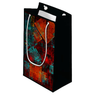 Abstract Modern Colourful Cool Artistic Pattern Small Gift Bag