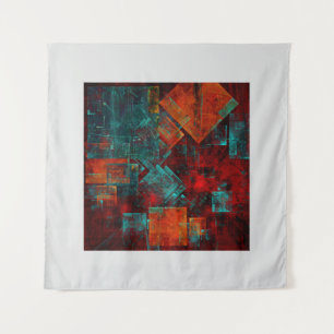 Abstract Modern Colourful Cool Artistic Pattern Tapestry