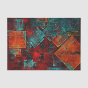 Abstract Modern Colourful Cool Artistic Pattern Tissue Paper