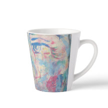 Abstract Modern Colourful "Fancy" Latte Mug