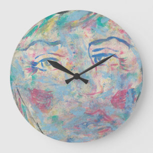 Abstract Modern Colourful "Fancy" Wall Clock