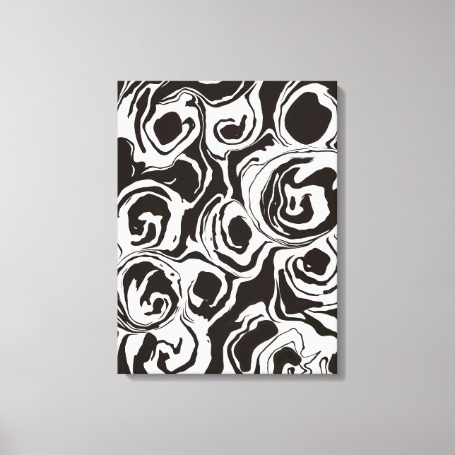  Abstract modern contemporary  circle shapes Canvas Print (Front)