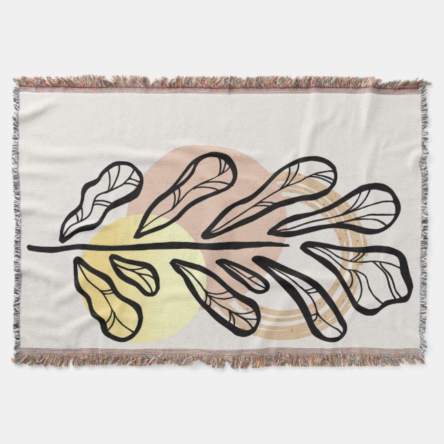  Abstract Modern design Throw Blanket (Front)
