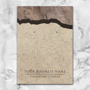 Abstract Modern Earring Display Cards