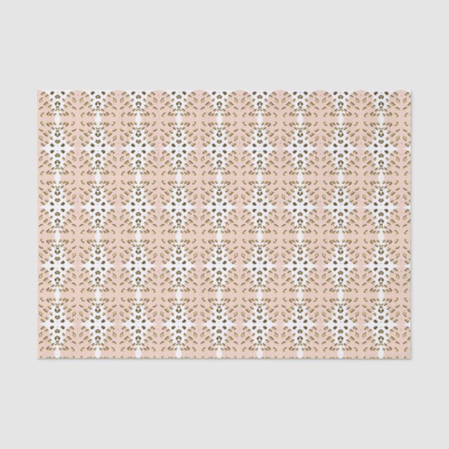 Abstract Modern Earthy Terracotta Boho Tissue Paper (Front)