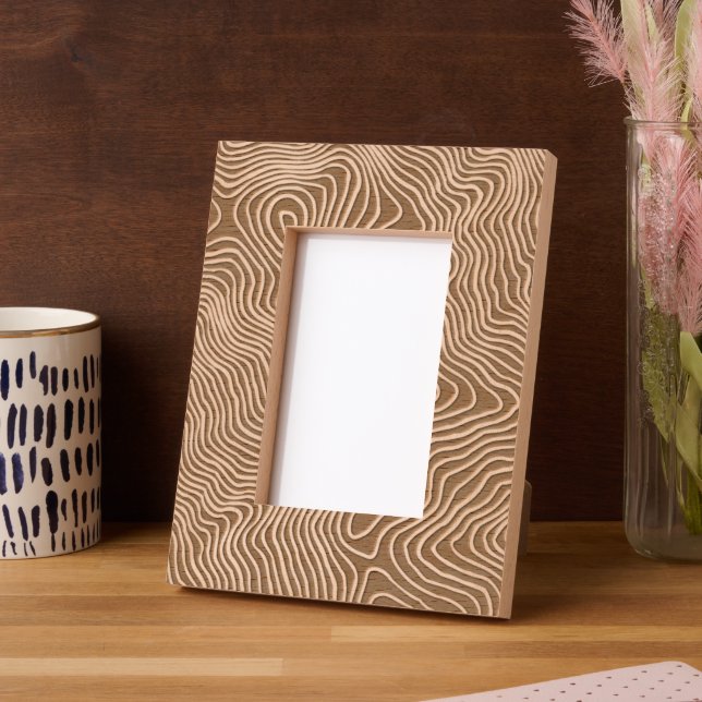 Abstract Modern Elegant Masculine Cool Fun Trippy Etched Frames (Left)