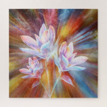 Abstract Modern Flowers artwork