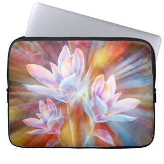 Abstract Modern Flowers artwork Laptop Sleeve