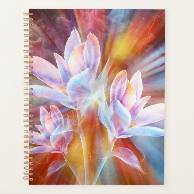 Abstract Modern Flowers artwork Planner (Front)