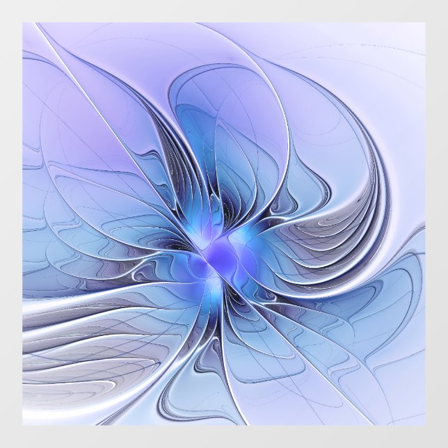 Abstract Modern Fractal Art Lavender Blue (Sheet)