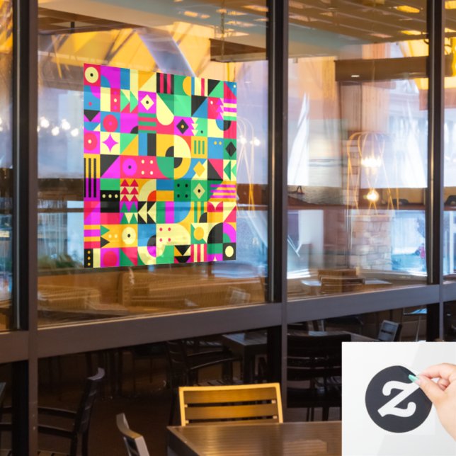 Abstract Modern Garden (Restaurant Window)