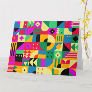 Abstract Modern Garden Card