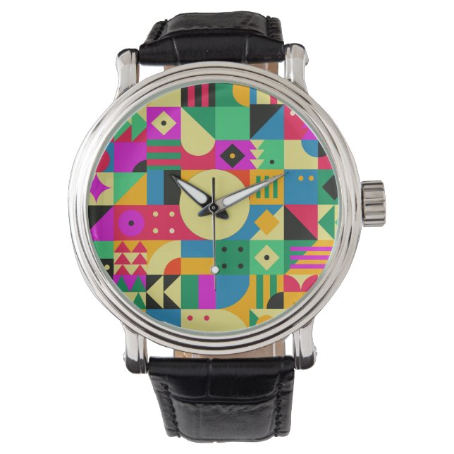 Abstract Modern Garden Watch (Front)