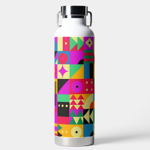 Abstract Modern Garden Water Bottle