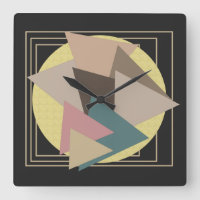 Abstract modern geometric futuristic art
