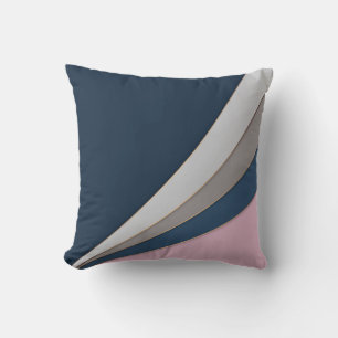 Abstract modern geometrical simple print cushion