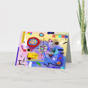 Abstract Modern Greeting Card