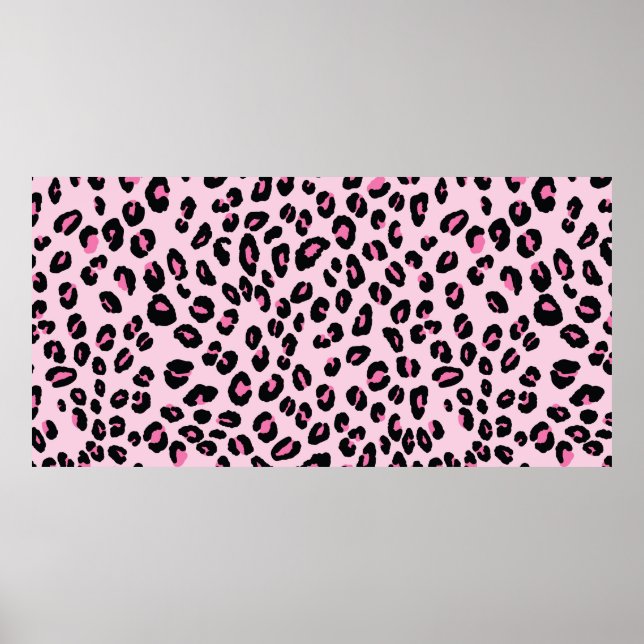 Abstract modern leopard seamless pattern. Animals  Poster (Front)