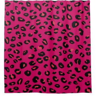 Abstract modern leopard seamless pattern. Animals Shower Curtain