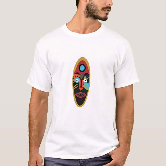 abstract modern mask T-Shirt (Front)