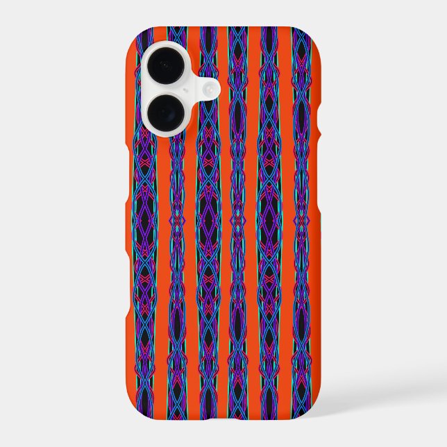 Abstract Modern Mirrored Duel Ribbon Line Art (Back)