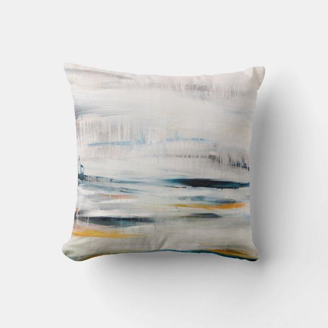 Abstract modern painting background. Contemporary  Cushion (Front)