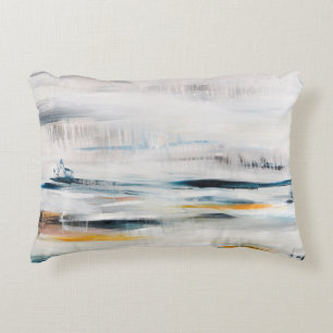 Abstract modern painting background. Contemporary  Decorative Cushion