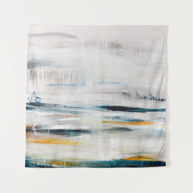 Abstract modern painting background. Contemporary  Tapestry (Front)