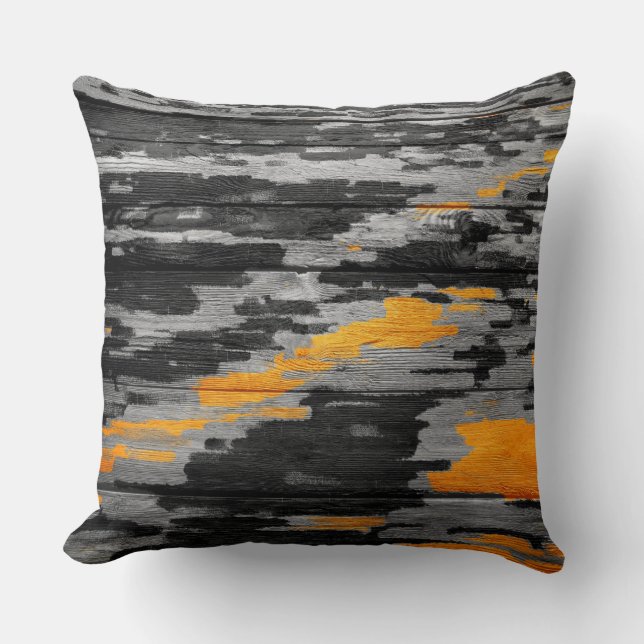 Abstract Modern Pastel Wood #4 Cushion (Front)