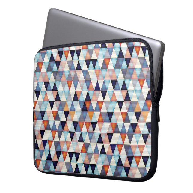 Abstract modern pattern laptop sleeve (Front Left)
