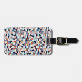 Abstract modern pattern luggage tag