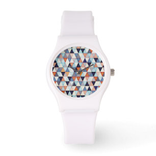 Abstract modern pattern watch