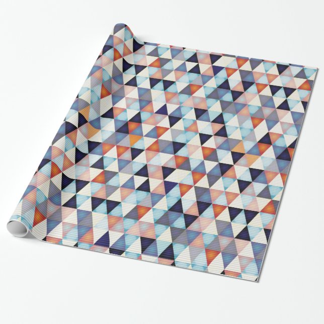 Abstract modern pattern wrapping paper (Unrolled)