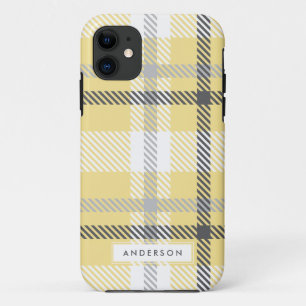 Abstract modern plaid Case-Mate iPhone case