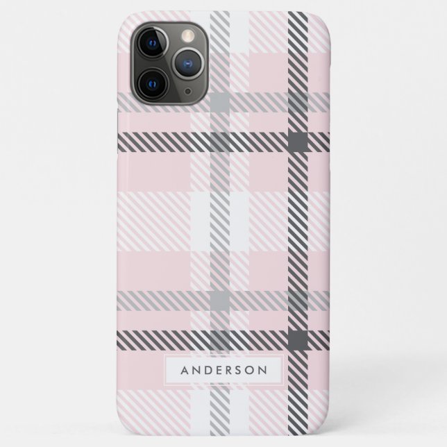 Abstract modern plaid Case-Mate iPhone case (Back)