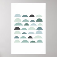 Abstract modern print. Grey wall art minimalist