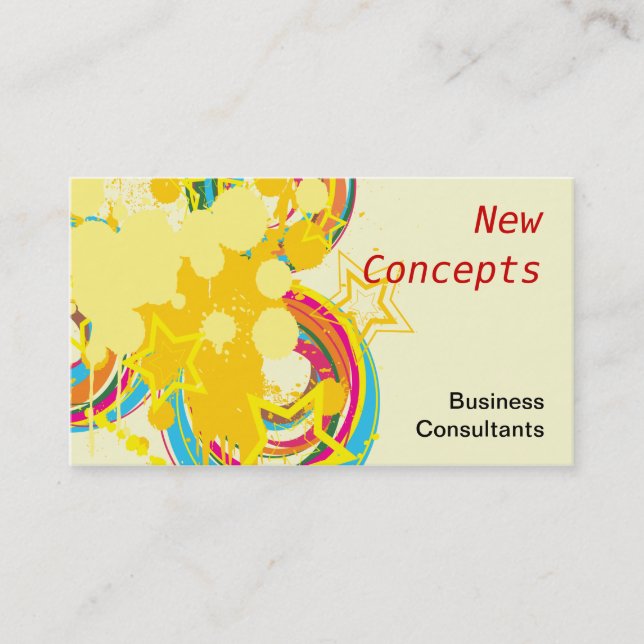 Abstract, Modern & Professional Business Card (Front)