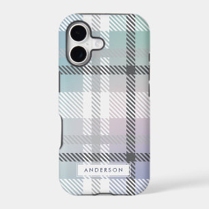 Abstract modern rainbow gradient plaid