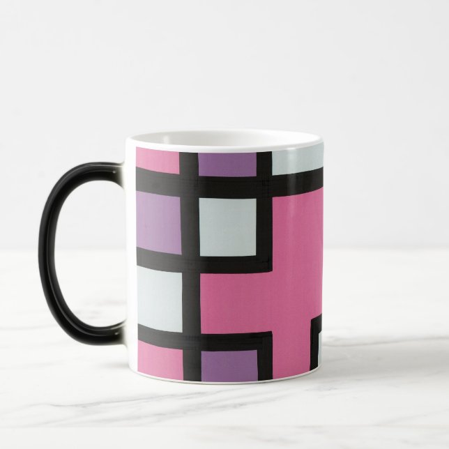 Abstract Modern Retro mapper #2 Mag Magic Mug (Left)