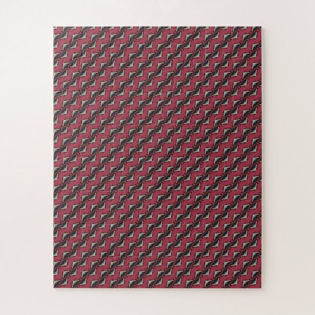Abstract modern seamless pattern hard to resolve  jigsaw puzzle (Vertical)
