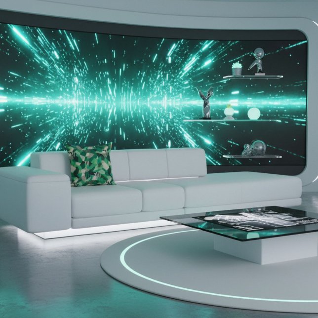  Abstract modern shapes geometric triangles  Cushion (Creator Uploaded)