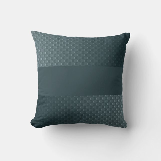 Abstract modern soft gradient liquid blurred navy cushion (Front)