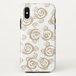 Abstract modern spiral curve art Case-Mate iPhone case