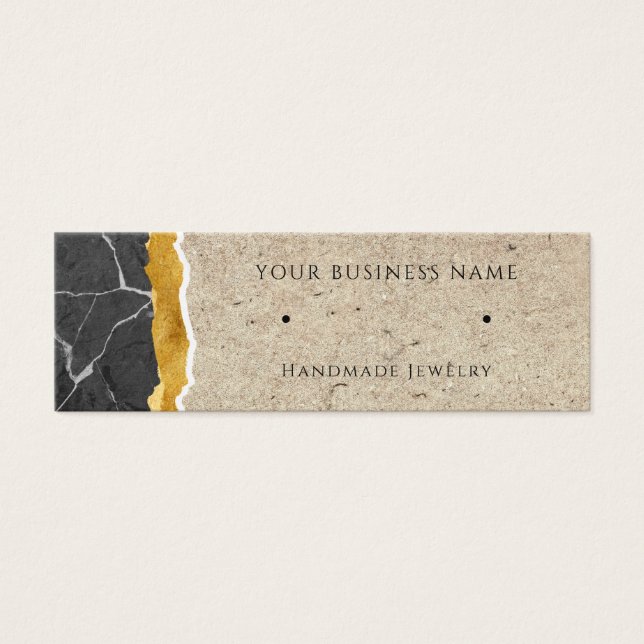 Abstract Modern Stud Earring Display Cards (Front)