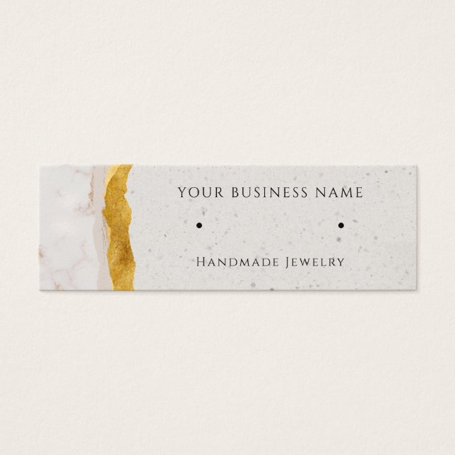 Abstract Modern Stud Earring Display Cards (Front)