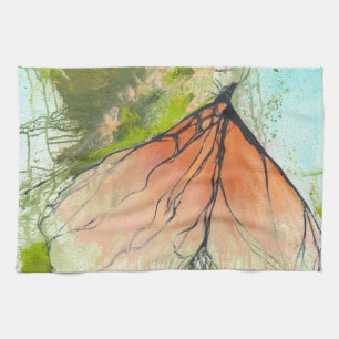 Abstract Monarch Butterfly - Poster Tea Towel