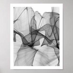 Abstract Monochrome Poster 8x10