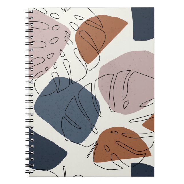 Abstract Monstera  Notebook (Front)